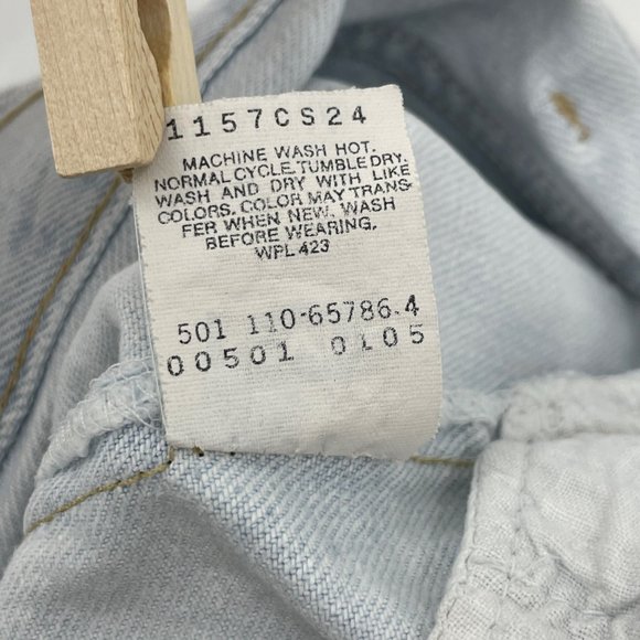 Mens Levi's 501 Button Fly High Rise Shorts - Picture 11 of 14